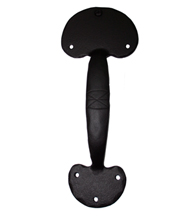 Big Bean Tip Cast Iron Door Pull, Acorn RPLBP