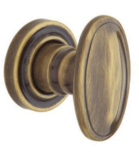 Traditional Oval Knobset, Baldwin 5057