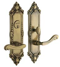 Kensington Ornate Mortise Entry Set, Baldwin 6790