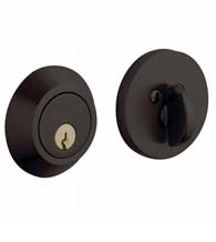 Contemporary Single Cylinder Deadbolt For 2-1/8 Inch Door Preprations, Baldwin 8241