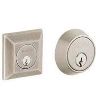 Double Cylinder Squared Grade 1 Deadbolt, Baldwin 8255