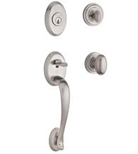 Columbus Handleset with Round Interior Trim, Baldwin COL-TRR