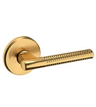 Basket Weave Lever with Round Rose, Baldwin L015-R016