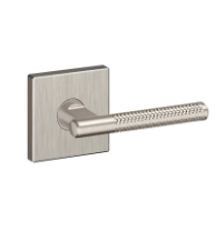 Basket Weave Lever with Square Rose, Baldwin L015-R017