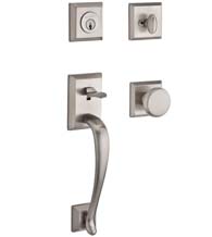 Napa Handleset with Matching Square Interior Trim, Baldwin NAP-TSR