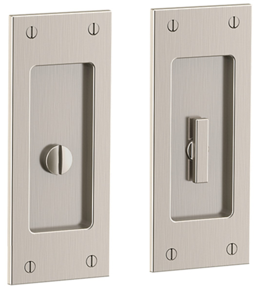 Santa Monica Pocket Door Privacy Set, Baldwin PD006-PRIV