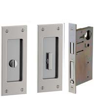 Santa Monica Pocket Door Privacy Set, Baldwin PD006-PRIV
