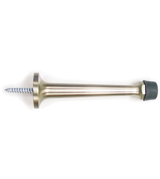 Solid Brass 4 Inch Baseboard Door Bumper