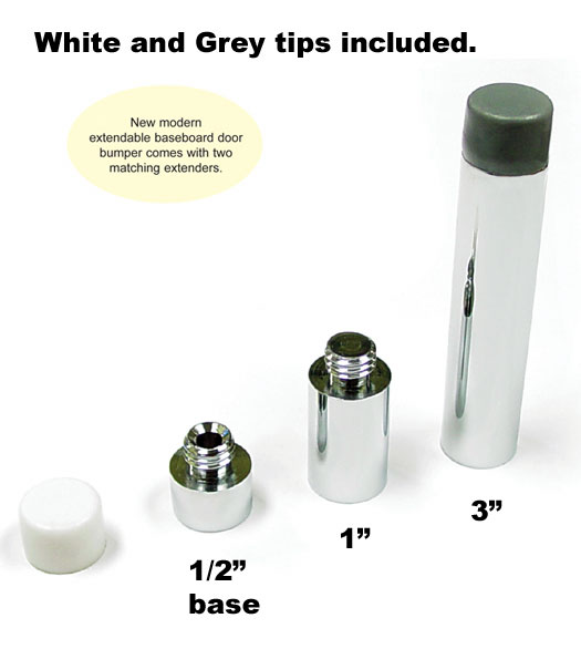 Solid Brass Contemporary Door Stop