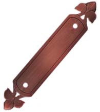 Fleur-De-Lis Cabinet Pull Backplate, RK International BP-7905