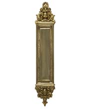 Apollo Solid Brass Push Plate, Brass Accents A04-P5230