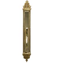 Apollo Solid Brass Pull Plate, Brass Accents A04-P5241