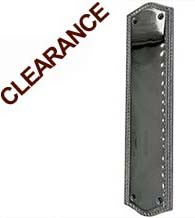 Polished Chrome Trafalgar Rope Solid Brass Push Plate, Brass Accent A06-P0250-US26