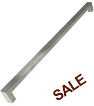 Rectangular 60 Inch Mitered Stainless Steel Pull