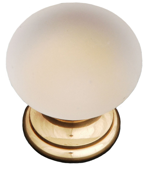 Frosted Glass Ball Knob