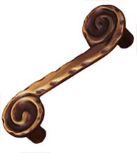 Swirl Cabinet Pull, RK International CP-407