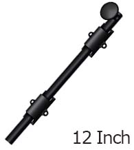 Solid Brass 12 Inch Surface Bolt, Deltana 12SB