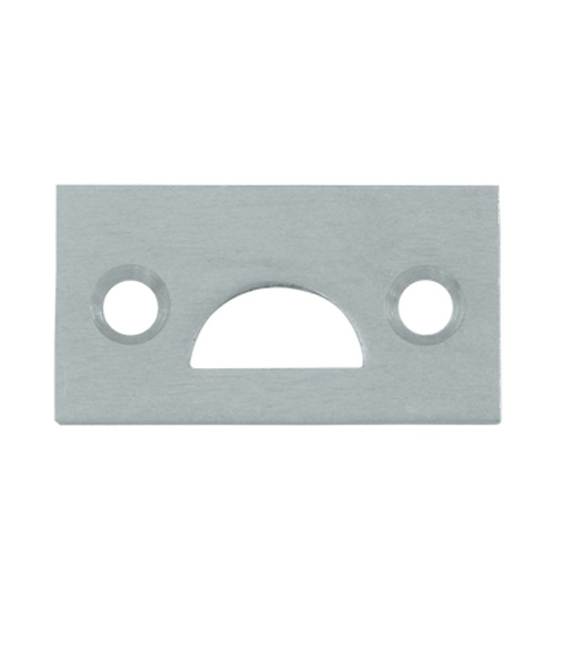 Mortise Strike Plate for Surface Bolts, Deltana 178MST