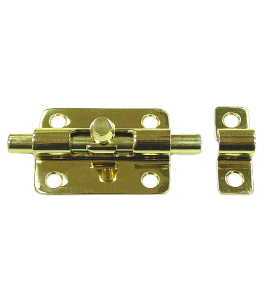 3 Inch Solid Brass Barrel Bolt