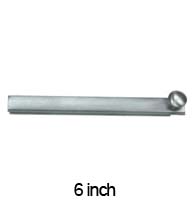 6 Inch Concealed Screw Surface Bolt, Deltana 6SBCS