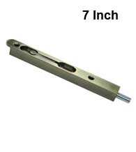 7 Inch Flush Bolt Flip Lever Type, Deltana DEL-7FBZ