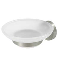 Modern Glass Wall Mounted Soap Dish, Deltana BBN2012