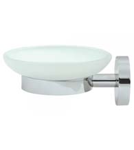 Modern Glass Soap Wall Mounted Dish, Deltana BBS2012