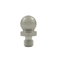 Ball Tip Cabinet Hinge Solid Brass Finial, Deltana CHBT
