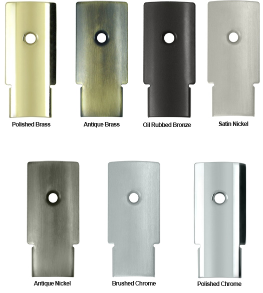 Back Plate for Double Action Spring Hinge, Deltana DASHBP