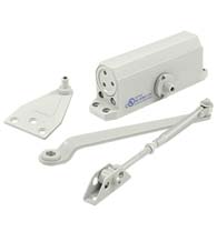 White Light Duty Door Closer, Deltana DC50-WHITE