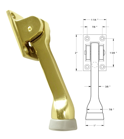 4 Inch Kickdown Door Stop