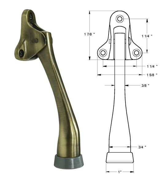 5 Inch Kickdown Door Stop