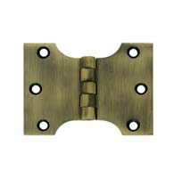 3 x 4 Solid Brass Parliament Hinge, Pair, Deltana DSPA3040
