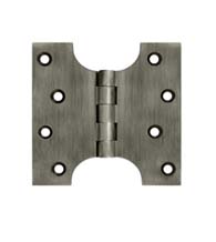 4 x 4 Solid Brass Parliament Hinge, Pair, Deltana DSPA4040