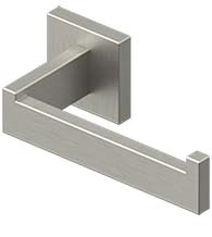 Single Post Stainless Steel Toilet Paper Holder, Deltana MM2001