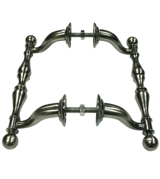 Solid Brass Off-Set Decorative Door Pull