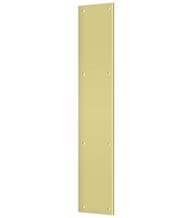 Solid Brass Push Plate 3.5 x 20 Inch, Deltana PP3520