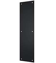 4 x 16 Matte Black Push Plate