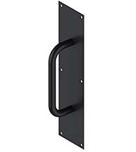 4 x 16 Matte Black Door Pull Plate