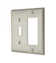 Single Light Switch and Single Rocker Plate, Deltana SWP4743