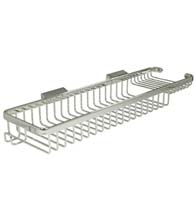 Rectangular 17-3/4 Inch Wire Basket With Hook, Deltana WBR1850H