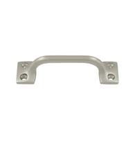 Solid Brass 4 Inch Early American Cabinet Pull, Deltana WP026
