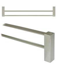 24 Inch Modern Value Double Towel Bar, Deltana ZA2006/24