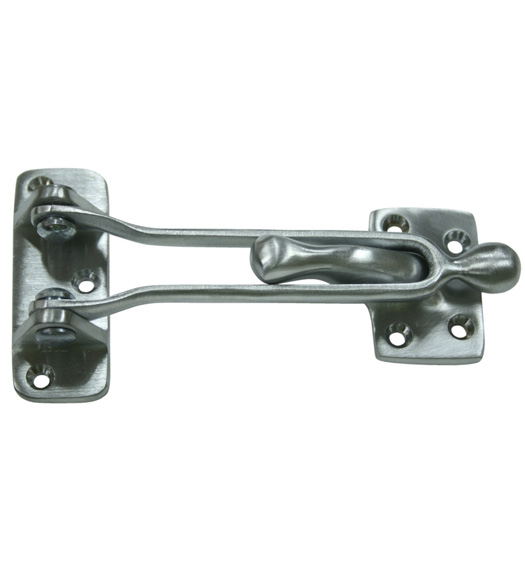 Solid Brass 5 inch Security Door Guard, Deltana DG525