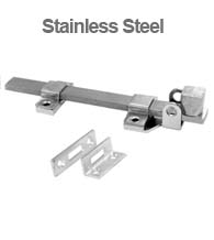 8 Inch Stainless Steel Padlocking Slide Bolt, Don-Jo 1582-630