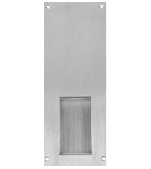 4 x 10 Flush Pull Plate