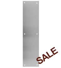 Economy Priced Aluminum 4 x 16 Push Plates, Don-Jo 71-628