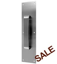 Economy Priced Aluminum 4 x 16 Pull Plates, Don-Jo 7131-628
