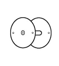 1-1/2 Bore Hole Filler Plate, Don-Jo BF-178