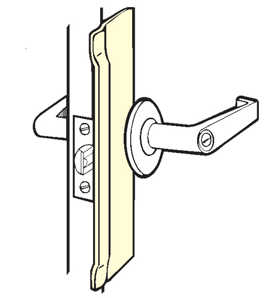10 Inch Security Latch Guard Plate, DonJo BLP210